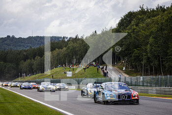 2021-07-31 - START OF THE RACE, DEPART, during the TotalEnergies 24 hours of Spa, 6th round of the 2021 Fanatec GT World Challenge Europe Powered by AWS, from July 28 to August 1, 2021 on the Circuit de Spa-Francorchamps, in Stavelot, Belgium - Photo François Flamand / DPPI - TOTALENERGIES 24 HOURS OF SPA - ENDURANCE - MOTORS