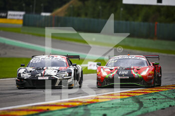 2021-08-01 - 32 Vanthoor Dries (bel), Kelvin Van der Linde (zaf), Weerts Charles (bel), Audi Sport Team WRT, Audi R8 LMS GT3, action 53 Molina Miguel (spa), Cameron Duncan (gbr), Mastronardi Rino (ita), Matt Griffin (irl), AF Corse, Ferrari 488 GT3, action during the TotalEnergies 24 hours of Spa, 6th round of the 2021 Fanatec GT World Challenge Europe Powered by AWS, from July 28 to August 1, 2021 on the Circuit de Spa-Francorchamps, in Stavelot, Belgium - Photo Julien Delfosse / DPPI - TOTALENERGIES 24 HOURS OF SPA - ENDURANCE - MOTORS