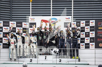 2021-08-01 - 159 Tujula Tuomas (fin), Kjaergaard Nicolai (dnk), MacDowall Alex (gbr), Hasse-Clot Valentin (fra), Garage 59, Aston Martin Vantage AMR GT3, PODIUM 07 Besler Berkay (tur), Tunjo Oscar (col), Petit Paul (fra), Dienst Marvin (ger), Toksport WRT, Mercedes-AMG GT3, 90 Sanchez Ricardo (mex), Perez Companc Ezequiel (arg), Kujala Patrick (fin), Breukers Rik (nld), Madpanda Motorsport, Mercedes-AMG GT3, during the TotalEnergies 24 hours of Spa, 6th round of the 2021 Fanatec GT World Challenge Europe Powered by AWS, from July 28 to August 1, 2021 on the Circuit de Spa-Francorchamps, in Stavelot, Belgium - Photo François Flamand / DPPI - TOTALENERGIES 24 HOURS OF SPA - ENDURANCE - MOTORS