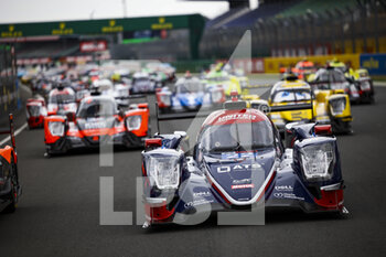 2021-08-17 - 22 Hanson Philip (gbr), Scherer Fabio (che), Albuquerque Filipe (prt), United Autosports USA, Oreca 07 - Gibson, Family Picture during the free practice and qualifying sessions of 24 Hours of Le Mans 2021, 4th round of the 2021 FIA World Endurance Championship, FIA WEC, on the Circuit de la Sarthe, from August 18 to 22, 2021 in Le Mans, France - Photo Julien Delfosse / DPPI - 24 HOURS OF LE MANS 2021, 4TH ROUND OF THE 2021 FIA WORLD ENDURANCE CHAMPIONSHIP, WEC - ENDURANCE - MOTORS