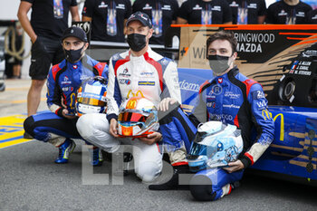 2021-08-17 - 65 Canal Julien (fra), Stevens Will (gbr), Allen James (aus), Panis Racing, Oreca 07 - Gibson, portrait during the free practice and qualifying sessions of 24 Hours of Le Mans 2021, 4th round of the 2021 FIA World Endurance Championship, FIA WEC, on the Circuit de la Sarthe, from August 18 to 22, 2021 in Le Mans, France - Photo Julien Delfosse / DPPI - 24 HOURS OF LE MANS 2021, 4TH ROUND OF THE 2021 FIA WORLD ENDURANCE CHAMPIONSHIP, WEC - ENDURANCE - MOTORS