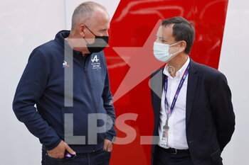 2021-08-18 - SINAULT PHILIPPE (FRA), TEAM PRINCIPAL AND OWNER OF SIGNATECH RACING, PORTAIT FILLON PIERRE (FRA), PRESIDENT OF ACO, PORTAIT during the free practice and qualifying sessions of 24 Hours of Le Mans 2021, 4th round of the 2021 FIA World Endurance Championship, FIA WEC, on the Circuit de la Sarthe, from August 18 to 22, 2021 in Le Mans, France - Photo François Flamand / DPPI - 24 HOURS OF LE MANS 2021, 4TH ROUND OF THE 2021 FIA WORLD ENDURANCE CHAMPIONSHIP, WEC - ENDURANCE - MOTORS