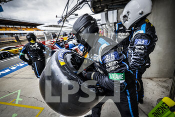 2021-08-18 - PIT STOP during the free practice and qualifying sessions of 24 Hours of Le Mans 2021, 4th round of the 2021 FIA World Endurance Championship, FIA WEC, on the Circuit de la Sarthe, from August 18 to 22, 2021 in Le Mans, France - Photo François Flamand / DPPI - 24 HOURS OF LE MANS 2021, 4TH ROUND OF THE 2021 FIA WORLD ENDURANCE CHAMPIONSHIP, WEC - ENDURANCE - MOTORS