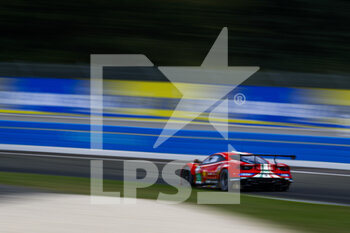 2021-08-18 - 51 Pier Guidi Alessandro (ita), Calado James (gbr), Ledogar Come (fra), AF Corse, Ferrari 488 GTE Evo, action during the free practice and qualifying sessions of 24 Hours of Le Mans 2021, 4th round of the 2021 FIA World Endurance Championship, FIA WEC, on the Circuit de la Sarthe, from August 18 to 22, 2021 in Le Mans, France - Photo Xavi Bonilla / DPPI - 24 HOURS OF LE MANS 2021, 4TH ROUND OF THE 2021 FIA WORLD ENDURANCE CHAMPIONSHIP, WEC - ENDURANCE - MOTORS