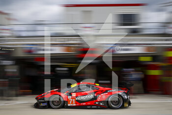 2021-08-18 - 71 Iribe Brendan (usa), Millroy Ollie (gbr), Barnicoat Ben (gbr), Inception Racing, Ferrari 488 GTE Evo, action during the free practice and qualifying sessions of 24 Hours of Le Mans 2021, 4th round of the 2021 FIA World Endurance Championship, FIA WEC, on the Circuit de la Sarthe, from August 18 to 22, 2021 in Le Mans, France - Photo Joao Filipe / DPPI - 24 HOURS OF LE MANS 2021, 4TH ROUND OF THE 2021 FIA WORLD ENDURANCE CHAMPIONSHIP, WEC - ENDURANCE - MOTORS