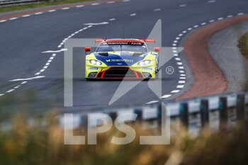 2021-08-18 - 98 Dalla Lana Paul (can), Thiim Nicki (dnk), Gomes Marcos (bra), Aston Martin Racing, Aston Martin Vantage AMR, action during the free practice and qualifying sessions of 24 Hours of Le Mans 2021, 4th round of the 2021 FIA World Endurance Championship, FIA WEC, on the Circuit de la Sarthe, from August 18 to 22, 2021 in Le Mans, France - Photo Xavi Bonilla / DPPI - 24 HOURS OF LE MANS 2021, 4TH ROUND OF THE 2021 FIA WORLD ENDURANCE CHAMPIONSHIP, WEC - ENDURANCE - MOTORS