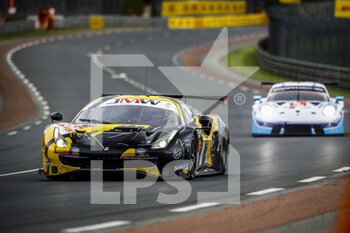 2021-08-18 - 66 Neubauer Thomas (fra), Sales Rodrigo (usa), Fannin Jody (gbr), JMW Motorsport, Ferrari 488 GTE Evo, action during the free practice and qualifying sessions of 24 Hours of Le Mans 2021, 4th round of the 2021 FIA World Endurance Championship, FIA WEC, on the Circuit de la Sarthe, from August 18 to 22, 2021 in Le Mans, France - Photo Xavi Bonilla / DPPI - 24 HOURS OF LE MANS 2021, 4TH ROUND OF THE 2021 FIA WORLD ENDURANCE CHAMPIONSHIP, WEC - ENDURANCE - MOTORS