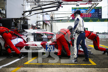 2021-08-18 - 20 Andersen Dennis (dnk), Taylor Ricky (usa), Sorensen Marco (dnk), High Class Racing, Oreca 07 - Gibson, pit stop during the free practice and qualifying sessions of 24 Hours of Le Mans 2021, 4th round of the 2021 FIA World Endurance Championship, FIA WEC, on the Circuit de la Sarthe, from August 18 to 22, 2021 in Le Mans, France - Photo Joao Filipe / DPPI - 24 HOURS OF LE MANS 2021, 4TH ROUND OF THE 2021 FIA WORLD ENDURANCE CHAMPIONSHIP, WEC - ENDURANCE - MOTORS