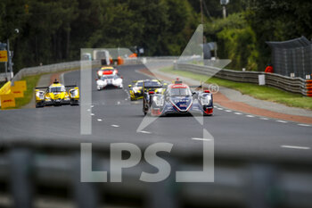 2021-08-18 - 22 Hanson Philip (gbr), Scherer Fabio (che), Albuquerque Filipe (prt), United Autosports USA, Oreca 07 - Gibson, action during the free practice and qualifying sessions of 24 Hours of Le Mans 2021, 4th round of the 2021 FIA World Endurance Championship, FIA WEC, on the Circuit de la Sarthe, from August 18 to 22, 2021 in Le Mans, France - Photo Xavi Bonilla / DPPI - 24 HOURS OF LE MANS 2021, 4TH ROUND OF THE 2021 FIA WORLD ENDURANCE CHAMPIONSHIP, WEC - ENDURANCE - MOTORS