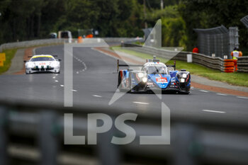 2021-08-18 - 36 Negrao André (bra), Lapierre Nicolas (fra), Vaxivière Matthieu (fra), Alpine Elf Matmut, Alpine A480 - Gibson, action during the free practice and qualifying sessions of 24 Hours of Le Mans 2021, 4th round of the 2021 FIA World Endurance Championship, FIA WEC, on the Circuit de la Sarthe, from August 18 to 22, 2021 in Le Mans, France - Photo Xavi Bonilla / DPPI - 24 HOURS OF LE MANS 2021, 4TH ROUND OF THE 2021 FIA WORLD ENDURANCE CHAMPIONSHIP, WEC - ENDURANCE - MOTORS