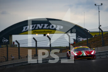 2021-08-18 - 52 Serra Daniel (bra), Molina Miguel (esp), Bird Sam (gbr), AF Corse, Ferrari 488 GTE Evo, action during the free practice and qualifying sessions of 24 Hours of Le Mans 2021, 4th round of the 2021 FIA World Endurance Championship, FIA WEC, on the Circuit de la Sarthe, from August 18 to 22, 2021 in Le Mans, France - Photo Joao Filipe / DPPI - 24 HOURS OF LE MANS 2021, 4TH ROUND OF THE 2021 FIA WORLD ENDURANCE CHAMPIONSHIP, WEC - ENDURANCE - MOTORS
