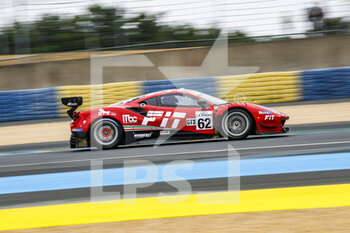 2021-08-18 - 62 Dezoteux Franck (fra), Tribaudini Stéphane (fra), AF Corse, Ferrari 488 GT3, action during the 2021 Road to Le Mans, 4th round of the 2021 Michelin Le Mans Cup on the Circuit des 24 Heures du Mans, from August 18 to 21, 2021 in Le Mans, France - Photo Xavi Bonilla / DPPI - 2021 ROAD TO LE MANS, 4TH ROUND OF THE 2021 MICHELIN LE MANS CUP - ENDURANCE - MOTORS