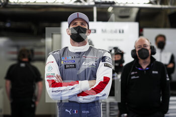 2021-08-19 - Estre Kevin (fra), Porsche GT Team, Porsche 911 RSR - 19, portrait during the free practice and qualifying sessions of 24 Hours of Le Mans 2021, 4th round of the 2021 FIA World Endurance Championship, FIA WEC, on the Circuit de la Sarthe, from August 18 to 22, 2021 in Le Mans, France - Photo Frédéric Le Floc'h / DPPI - 24 HOURS OF LE MANS 2021, 4TH ROUND OF THE 2021 FIA WORLD ENDURANCE CHAMPIONSHIP, WEC - ENDURANCE - MOTORS