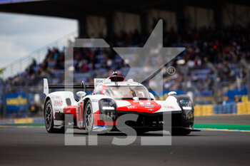 2021-08-19 - 08 Buemi Sébastien (swi), Nakajima Kazuki (jpn), Hartley Brendon (nzl), Toyota Gazoo Racing, Toyota GR010 - Hybrid, action during the free practice and qualifying sessions of 24 Hours of Le Mans 2021, 4th round of the 2021 FIA World Endurance Championship, FIA WEC, on the Circuit de la Sarthe, from August 18 to 22, 2021 in Le Mans, France - Photo Joao Filipe / DPPI - 24 HOURS OF LE MANS 2021, 4TH ROUND OF THE 2021 FIA WORLD ENDURANCE CHAMPIONSHIP, WEC - ENDURANCE - MOTORS