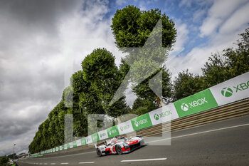 2021-08-19 - 08 Buemi Sébastien (swi), Nakajima Kazuki (jpn), Hartley Brendon (nzl), Toyota Gazoo Racing, Toyota GR010 - Hybrid, action during the free practice and qualifying sessions of 24 Hours of Le Mans 2021, 4th round of the 2021 FIA World Endurance Championship, FIA WEC, on the Circuit de la Sarthe, from August 18 to 22, 2021 in Le Mans, France - Photo François Flamand / DPPI - 24 HOURS OF LE MANS 2021, 4TH ROUND OF THE 2021 FIA WORLD ENDURANCE CHAMPIONSHIP, WEC - ENDURANCE - MOTORS