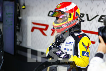 2021-08-19 - Garcia Antonio (esp), Corvette Racing, Chevrolet Corvette C8.R, portrait during the free practice and qualifying sessions of 24 Hours of Le Mans 2021, 4th round of the 2021 FIA World Endurance Championship, FIA WEC, on the Circuit de la Sarthe, from August 18 to 22, 2021 in Le Mans, France - Photo Xavi Bonilla / DPPI - 24 HOURS OF LE MANS 2021, 4TH ROUND OF THE 2021 FIA WORLD ENDURANCE CHAMPIONSHIP, WEC - ENDURANCE - MOTORS