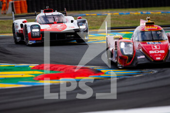 2021-08-19 - 07 Conway Mike (gbr), Kobayashi Kamui (jpn), Lopez Jose Maria (arg), Toyota Gazoo Racing, Toyota GR010 - Hybrid, action during the free practice and qualifying sessions of 24 Hours of Le Mans 2021, 4th round of the 2021 FIA World Endurance Championship, FIA WEC, on the Circuit de la Sarthe, from August 18 to 22, 2021 in Le Mans, France - Photo Joao Filipe / DPPI - 24 HOURS OF LE MANS 2021, 4TH ROUND OF THE 2021 FIA WORLD ENDURANCE CHAMPIONSHIP, WEC - ENDURANCE - MOTORS