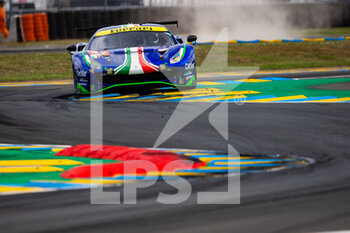 2021-08-19 - 47 Lacorte Roberto (ita), Sernagiotto Giorgio (ita), Fuoco Antonio (ita), Cetilar Racing, Ferrari 488 GTE Evo, action during the free practice and qualifying sessions of 24 Hours of Le Mans 2021, 4th round of the 2021 FIA World Endurance Championship, FIA WEC, on the Circuit de la Sarthe, from August 18 to 22, 2021 in Le Mans, France - Photo Joao Filipe / DPPI - 24 HOURS OF LE MANS 2021, 4TH ROUND OF THE 2021 FIA WORLD ENDURANCE CHAMPIONSHIP, WEC - ENDURANCE - MOTORS