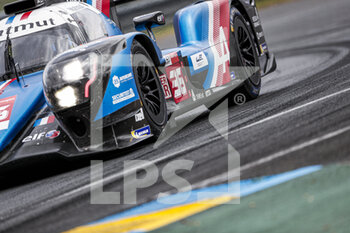 2021-08-19 - 36 Negrao André (bra), Lapierre Nicolas (fra), Vaxivière Matthieu (fra), Alpine Elf Matmut, Alpine A480 - Gibson, action during the free practice and qualifying sessions of 24 Hours of Le Mans 2021, 4th round of the 2021 FIA World Endurance Championship, FIA WEC, on the Circuit de la Sarthe, from August 18 to 22, 2021 in Le Mans, France - Photo Frédéric Le Floc'h / DPPI - 24 HOURS OF LE MANS 2021, 4TH ROUND OF THE 2021 FIA WORLD ENDURANCE CHAMPIONSHIP, WEC - ENDURANCE - MOTORS