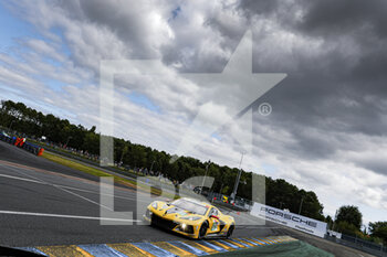 2021-08-19 - 63 Garcia Antonio (esp), Taylor Jordan (usa), Catsburg Nicky (nld), Corvette Racing, Chevrolet Corvette C8.R, action during the free practice and qualifying sessions of 24 Hours of Le Mans 2021, 4th round of the 2021 FIA World Endurance Championship, FIA WEC, on the Circuit de la Sarthe, from August 18 to 22, 2021 in Le Mans, France - Photo Frédéric Le Floc'h / DPPI - 24 HOURS OF LE MANS 2021, 4TH ROUND OF THE 2021 FIA WORLD ENDURANCE CHAMPIONSHIP, WEC - ENDURANCE - MOTORS