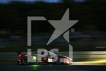 2021-08-19 - 52 Serra Daniel (bra), Molina Miguel (esp), Bird Sam (gbr), AF Corse, Ferrari 488 GTE Evo, action during the free practice and qualifying sessions of 24 Hours of Le Mans 2021, 4th round of the 2021 FIA World Endurance Championship, FIA WEC, on the Circuit de la Sarthe, from August 18 to 22, 2021 in Le Mans, France - Photo Joao Filipe / DPPI - 24 HOURS OF LE MANS 2021, 4TH ROUND OF THE 2021 FIA WORLD ENDURANCE CHAMPIONSHIP, WEC - ENDURANCE - MOTORS