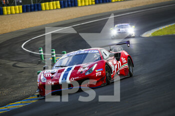 2021-08-19 - 62 Dezoteux Franck (fra), Tribaudini Stéphane (fra), AF Corse, Ferrari 488 GT3, action during the 2021 Road to Le Mans, 4th round of the 2021 Michelin Le Mans Cup on the Circuit des 24 Heures du Mans, from August 18 to 21, 2021 in Le Mans, France - Photo Joao Filipe / DPPI - 2021 ROAD TO LE MANS, 4TH ROUND OF THE 2021 MICHELIN LE MANS CUP - ENDURANCE - MOTORS