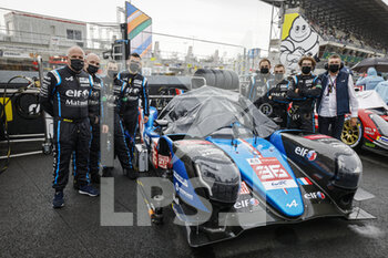 2021-08-21 - 36 Negrao André (bra), Lapierre Nicolas (fra), Vaxivière Matthieu (fra), Alpine Elf Matmut, Alpine A480 - Gibson, action during the 24 Hours of Le Mans 2021, 4th round of the 2021 FIA World Endurance Championship, FIA WEC, on the Circuit de la Sarthe, from August 21 to 22, 2021 in Le Mans, France - Photo François Flamand / DPPI - 24 HOURS OF LE MANS 2021, 4TH ROUND OF THE 2021 FIA WORLD ENDURANCE CHAMPIONSHIP, WEC - ENDURANCE - MOTORS
