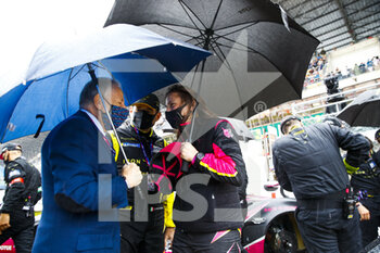 2021-08-21 - Todt Jean (fra), President of FIA, Gostner Manuela (ita), Iron Lynx, Ferrari 488 GTE Evo, portrait during the 24 Hours of Le Mans 2021, 4th round of the 2021 FIA World Endurance Championship, FIA WEC, on the Circuit de la Sarthe, from August 21 to 22, 2021 in Le Mans, France - Photo Xavi Bonilla / DPPI - 24 HOURS OF LE MANS 2021, 4TH ROUND OF THE 2021 FIA WORLD ENDURANCE CHAMPIONSHIP, WEC - ENDURANCE - MOTORS
