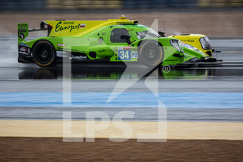2021-08-21 - 34 Smiechowski Jakub (pol), Van der Zande Renger (nld), Brundle Alex (gbr), Inter Europol Competition, Oreca 07 - Gibson, action during the 24 Hours of Le Mans 2021, 4th round of the 2021 FIA World Endurance Championship, FIA WEC, on the Circuit de la Sarthe, from August 21 to 22, 2021 in Le Mans, France - Photo Germain Hazard / DPPI - 24 HOURS OF LE MANS 2021, 4TH ROUND OF THE 2021 FIA WORLD ENDURANCE CHAMPIONSHIP, WEC - ENDURANCE - MOTORS