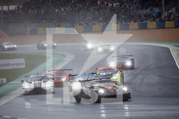 2021-08-21 - 18 Haryanto Andrew (idn), Seefried Marco (ger), Picariello Alessio (bel), Dempsey-Proton Racing, Porsche 911 RSR - 19, action 77 Ried Christian (ger), Evans Jaxon (nzl), Campbell Matt (auts), Dempsey-Proton Racing, Porsche 911 RSR - 19, action 95 Hartshorne John (gbr), Hancock Ollie (gbr), Gunn Ross (gbr), TF Sport, Aston Martin Vantage GTE, action during the 24 Hours of Le Mans 2021, 4th round of the 2021 FIA World Endurance Championship, FIA WEC, on the Circuit de la Sarthe, from August 21 to 22, 2021 in Le Mans, France - Photo Germain Hazard / DPPI - 24 HOURS OF LE MANS 2021, 4TH ROUND OF THE 2021 FIA WORLD ENDURANCE CHAMPIONSHIP, WEC - ENDURANCE - MOTORS