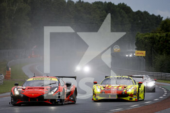 2021-08-21 - 57 Kimura Takeshi (jpn), Jenson Mikkel (dnk), Andrews Scott (nzl), Kessel Racing, Ferrari 488 GTE Evo, action during the 24 Hours of Le Mans 2021, 4th round of the 2021 FIA World Endurance Championship, FIA WEC, on the Circuit de la Sarthe, from August 21 to 22, 2021 in Le Mans, France - Photo François Flamand / DPPI - 24 HOURS OF LE MANS 2021, 4TH ROUND OF THE 2021 FIA WORLD ENDURANCE CHAMPIONSHIP, WEC - ENDURANCE - MOTORS