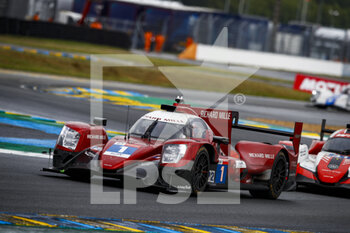 2021-08-21 - 01 Calderon Tatiana (col), Floersch Sophia (ger), Visser Beitske (nld), Richard Mille Racing Team, Oreca 07 - Gibson, action during the 24 Hours of Le Mans 2021, 4th round of the 2021 FIA World Endurance Championship, FIA WEC, on the Circuit de la Sarthe, from August 21 to 22, 2021 in Le Mans, France - Photo Xavi Bonilla / DPPI - 24 HOURS OF LE MANS 2021, 4TH ROUND OF THE 2021 FIA WORLD ENDURANCE CHAMPIONSHIP, WEC - ENDURANCE - MOTORS