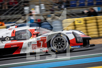 2021-08-21 - 07 Conway Mike (gbr), Kobayashi Kamui (jpn), Lopez Jose Maria (arg), Toyota Gazoo Racing, Toyota GR010 - Hybrid, action during the 24 Hours of Le Mans 2021, 4th round of the 2021 FIA World Endurance Championship, FIA WEC, on the Circuit de la Sarthe, from August 21 to 22, 2021 in Le Mans, France - Photo Germain Hazard / DPPI - 24 HOURS OF LE MANS 2021, 4TH ROUND OF THE 2021 FIA WORLD ENDURANCE CHAMPIONSHIP, WEC - ENDURANCE - MOTORS