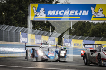 2021-08-21 - 36 Negrao André (bra), Lapierre Nicolas (fra), Vaxivière Matthieu (fra), Alpine Elf Matmut, Alpine A480 - Gibson, action during the 24 Hours of Le Mans 2021, 4th round of the 2021 FIA World Endurance Championship, FIA WEC, on the Circuit de la Sarthe, from August 21 to 22, 2021 in Le Mans, France - Photo Frédéric Le Floc'h / DPPI - 24 HOURS OF LE MANS 2021, 4TH ROUND OF THE 2021 FIA WORLD ENDURANCE CHAMPIONSHIP, WEC - ENDURANCE - MOTORS