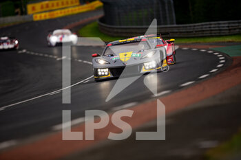 2021-08-21 - 64 Tandy Nick (gbr), Milner Tommy (usa), Sims Alexander (gbr), Corvette Racing, Chevrolet Corvette C8.R, action during the 24 Hours of Le Mans 2021, 4th round of the 2021 FIA World Endurance Championship, FIA WEC, on the Circuit de la Sarthe, from August 21 to 22, 2021 in Le Mans, France - Photo Joao Filipe / DPPI - 24 HOURS OF LE MANS 2021, 4TH ROUND OF THE 2021 FIA WORLD ENDURANCE CHAMPIONSHIP, WEC - ENDURANCE - MOTORS