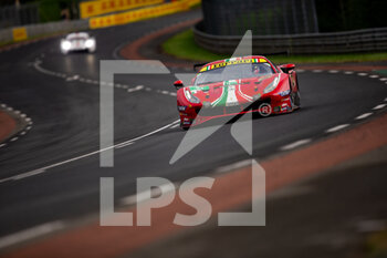 2021-08-21 - 51 Pier Guidi Alessandro (ita), Calado James (gbr), Ledogar Come (fra), AF Corse, Ferrari 488 GTE Evo, action during the 24 Hours of Le Mans 2021, 4th round of the 2021 FIA World Endurance Championship, FIA WEC, on the Circuit de la Sarthe, from August 21 to 22, 2021 in Le Mans, France - Photo Joao Filipe / DPPI - 24 HOURS OF LE MANS 2021, 4TH ROUND OF THE 2021 FIA WORLD ENDURANCE CHAMPIONSHIP, WEC - ENDURANCE - MOTORS