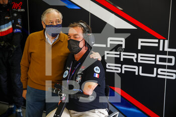 2021-08-21 - Todt Jean (fra), President of FIA, portrait with Sausset Frédéric during the 24 Hours of Le Mans 2021, 4th round of the 2021 FIA World Endurance Championship, FIA WEC, on the Circuit de la Sarthe, from August 21 to 22, 2021 in Le Mans, France - Photo Xavi Bonilla / DPPI - 24 HOURS OF LE MANS 2021, 4TH ROUND OF THE 2021 FIA WORLD ENDURANCE CHAMPIONSHIP, WEC - ENDURANCE - MOTORS