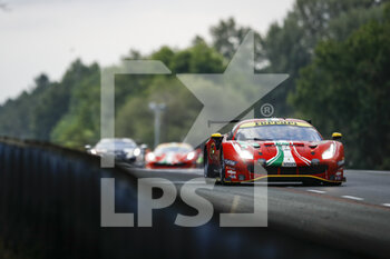 2021-08-21 - 52 Serra Daniel (bra), Molina Miguel (esp), Bird Sam (gbr), AF Corse, Ferrari 488 GTE Evo, action during the 24 Hours of Le Mans 2021, 4th round of the 2021 FIA World Endurance Championship, FIA WEC, on the Circuit de la Sarthe, from August 21 to 22, 2021 in Le Mans, France - Photo Xavi Bonilla / DPPI - 24 HOURS OF LE MANS 2021, 4TH ROUND OF THE 2021 FIA WORLD ENDURANCE CHAMPIONSHIP, WEC - ENDURANCE - MOTORS