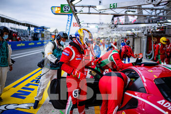 2021-08-21 - Pier Guidi Alessandro (ita), AF Corse, Ferrari 488 GTE Evo, portrait during the 24 Hours of Le Mans 2021, 4th round of the 2021 FIA World Endurance Championship, FIA WEC, on the Circuit de la Sarthe, from August 21 to 22, 2021 in Le Mans, France - Photo Joao Filipe / DPPI - 24 HOURS OF LE MANS 2021, 4TH ROUND OF THE 2021 FIA WORLD ENDURANCE CHAMPIONSHIP, WEC - ENDURANCE - MOTORS