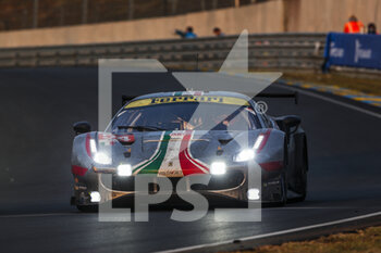2021-08-22 - 54 Flohr Thomas (che), Castellacci Francesco (ita), Fisichella Giancarlo (ita), AF Corse, Ferrari 488 GTE Evo, action during the 24 Hours of Le Mans 2021, 4th round of the 2021 FIA World Endurance Championship, FIA WEC, on the Circuit de la Sarthe, from August 21 to 22, 2021 in Le Mans, France - Photo Frédéric Le Floc'h / DPPI - 24 HOURS OF LE MANS 2021, 4TH ROUND OF THE 2021 FIA WORLD ENDURANCE CHAMPIONSHIP, WEC - ENDURANCE - MOTORS