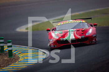 2021-08-22 - 51 Pier Guidi Alessandro (ita), Calado James (gbr), Ledogar Come (fra), AF Corse, Ferrari 488 GTE Evo, action during the 24 Hours of Le Mans 2021, 4th round of the 2021 FIA World Endurance Championship, FIA WEC, on the Circuit de la Sarthe, from August 21 to 22, 2021 in Le Mans, France - Photo Joao Filipe / DPPI - 24 HOURS OF LE MANS 2021, 4TH ROUND OF THE 2021 FIA WORLD ENDURANCE CHAMPIONSHIP, WEC - ENDURANCE - MOTORS