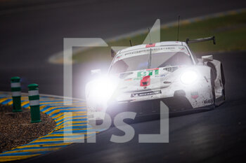 2021-08-22 - 91 Bruni Gianmaria (ita), Lietz Richard (aut), Makowiecki Frederic (fra), Porsche GT Team, Porsche 911 RSR - 19, action during the 24 Hours of Le Mans 2021, 4th round of the 2021 FIA World Endurance Championship, FIA WEC, on the Circuit de la Sarthe, from August 21 to 22, 2021 in Le Mans, France - Photo Joao Filipe / DPPI - 24 HOURS OF LE MANS 2021, 4TH ROUND OF THE 2021 FIA WORLD ENDURANCE CHAMPIONSHIP, WEC - ENDURANCE - MOTORS