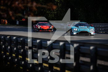 2021-08-22 - 33 Keating Ben (usa), Pereira Dylan (lux), Fraga Felipe (bra), TF Sport, Aston Martin Vantage AMR, action 71 Iribe Brendan (usa), Millroy Ollie (gbr), Barnicoat Ben (gbr), Inception Racing, Ferrari 488 GTE Evo, action during the 24 Hours of Le Mans 2021, 4th round of the 2021 FIA World Endurance Championship, FIA WEC, on the Circuit de la Sarthe, from August 21 to 22, 2021 in Le Mans, France - Photo Germain Hazard / DPPI - 24 HOURS OF LE MANS 2021, 4TH ROUND OF THE 2021 FIA WORLD ENDURANCE CHAMPIONSHIP, WEC - ENDURANCE - MOTORS