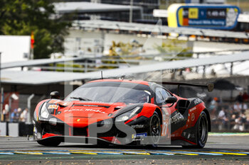 2021-08-22 - 71 Iribe Brendan (usa), Millroy Ollie (gbr), Barnicoat Ben (gbr), Inception Racing, Ferrari 488 GTE Evo, action during the 24 Hours of Le Mans 2021, 4th round of the 2021 FIA World Endurance Championship, FIA WEC, on the Circuit de la Sarthe, from August 21 to 22, 2021 in Le Mans, France - Photo François Flamand / DPPI - 24 HOURS OF LE MANS 2021, 4TH ROUND OF THE 2021 FIA WORLD ENDURANCE CHAMPIONSHIP, WEC - ENDURANCE - MOTORS