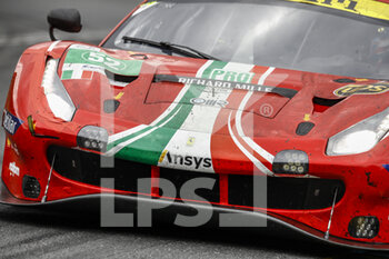 2021-08-22 - 52 Serra Daniel (bra), Molina Miguel (esp), Bird Sam (gbr), AF Corse, Ferrari 488 GTE Evo, action during the 24 Hours of Le Mans 2021, 4th round of the 2021 FIA World Endurance Championship, FIA WEC, on the Circuit de la Sarthe, from August 21 to 22, 2021 in Le Mans, France - Photo Xavi Bonilla / DPPI - 24 HOURS OF LE MANS 2021, 4TH ROUND OF THE 2021 FIA WORLD ENDURANCE CHAMPIONSHIP, WEC - ENDURANCE - MOTORS