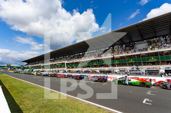 2021-08-22 - Parc ferme during the 24 Hours of Le Mans 2021, 4th round of the 2021 FIA World Endurance Championship, FIA WEC, on the Circuit de la Sarthe, from August 21 to 22, 2021 in Le Mans, France - Photo Joao Filipe / DPPI - 24 HOURS OF LE MANS 2021, 4TH ROUND OF THE 2021 FIA WORLD ENDURANCE CHAMPIONSHIP, WEC - ENDURANCE - MOTORS