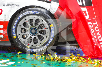 2021-08-22 - Michelin tyre after the race during the 24 Hours of Le Mans 2021, 4th round of the 2021 FIA World Endurance Championship, FIA WEC, on the Circuit de la Sarthe, from August 21 to 22, 2021 in Le Mans, France - Photo Frédéric Le Floc'h / DPPI - 24 HOURS OF LE MANS 2021, 4TH ROUND OF THE 2021 FIA WORLD ENDURANCE CHAMPIONSHIP, WEC - ENDURANCE - MOTORS