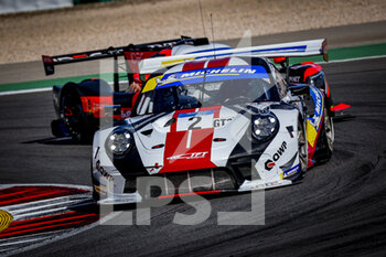 2021-10-21 - 02 Leutwiler Nicolas (che), Andlauer Julien (fra), Pzoberer Zurichsee by TFT, Porsche 911 GT3 R, action during the 6th round of the Michelin Le Mans Cup, from October 21 to 24, 2021 on the Algarve International Circuit, in Portimao, Portugal - 6TH ROUND OF THE MICHELIN LE MANS CUP - ENDURANCE - MOTORS