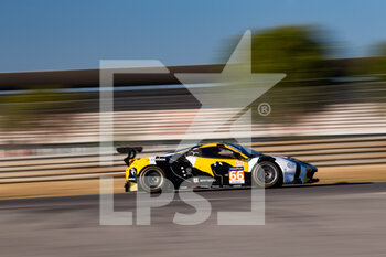 2021-10-21 - 66 Fannin Jody (gbr), Shaun Fung Wei Thong (hkg), Sales Rodrigo (usa), JMW Motorsport, Ferrari F488 GTE Evo, action during the 2021 4 Hours of Portimao, 5th round of the 2021 European Le Mans Series, from October 21 to 24, 2021 on the Algarve International Circuit, in Portimao, Portugal - 2021 4 HOURS OF PORTIMAO, 5TH ROUND OF THE 2021 EUROPEAN LE MANS SERIES - ENDURANCE - MOTORS