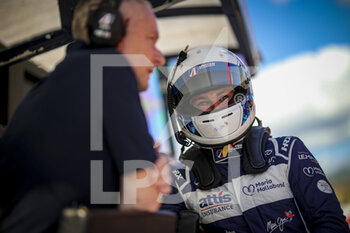 2021-10-21 - Hanson Phil (gbr), United Autosports, Oreca 07 - Gibson, portrait during the 2021 4 Hours of Portimao, 5th round of the 2021 European Le Mans Series, from October 21 to 24, 2021 on the Algarve International Circuit, in Portimao, Portugal - 2021 4 HOURS OF PORTIMAO, 5TH ROUND OF THE 2021 EUROPEAN LE MANS SERIES - ENDURANCE - MOTORS